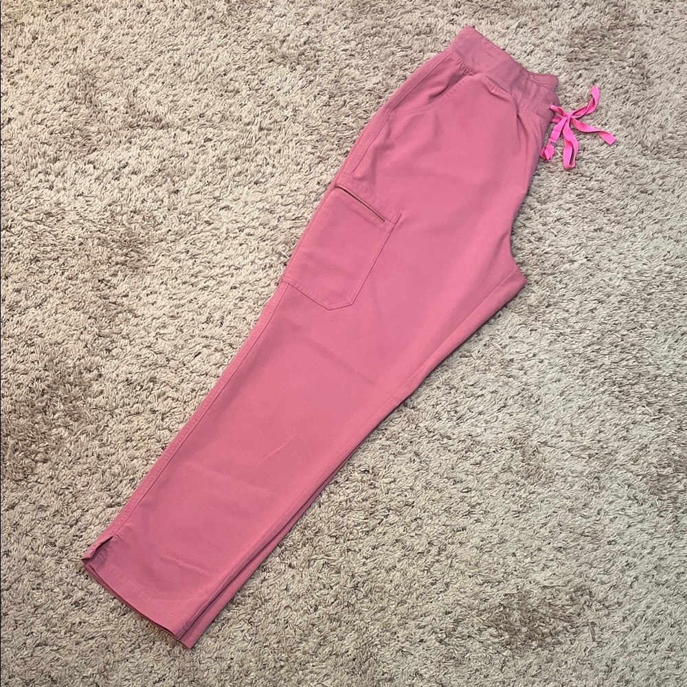 Figs Yola Skinny Scrub Pants Quartz Pink - Picture 5 of 9